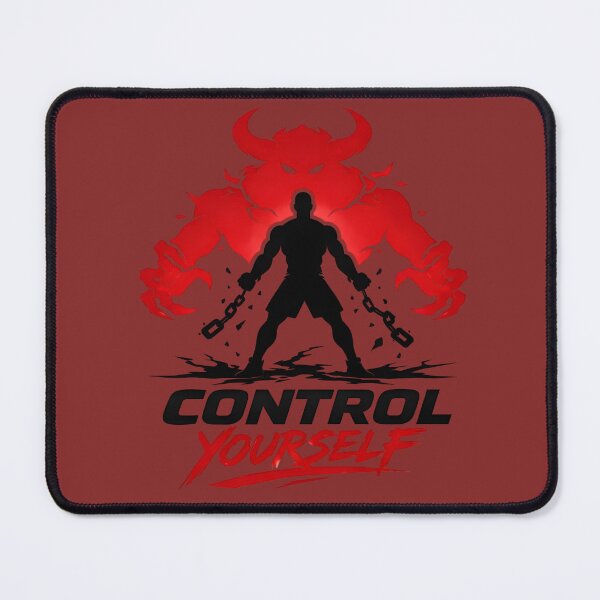 Item preview, CONTROL YOURSELF - Inner Demon Design designed and sold by RAW-LINE.