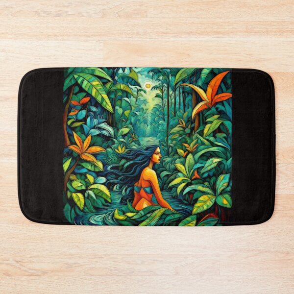 Item preview, Iara Brazilian Enchantress – Surreal Aquatic Fantasy Art #11 designed and sold by Helios Be. Lavsh.