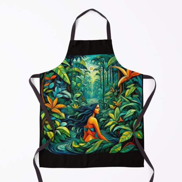 Item preview, Iara Brazilian Enchantress – Surreal Aquatic Fantasy Art #11 designed and sold by Helios Be. Lavsh.