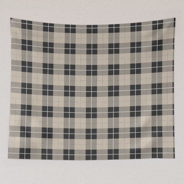 Item preview, Sand And Gray Buffalo Plaid   designed and sold by pattern-archive.