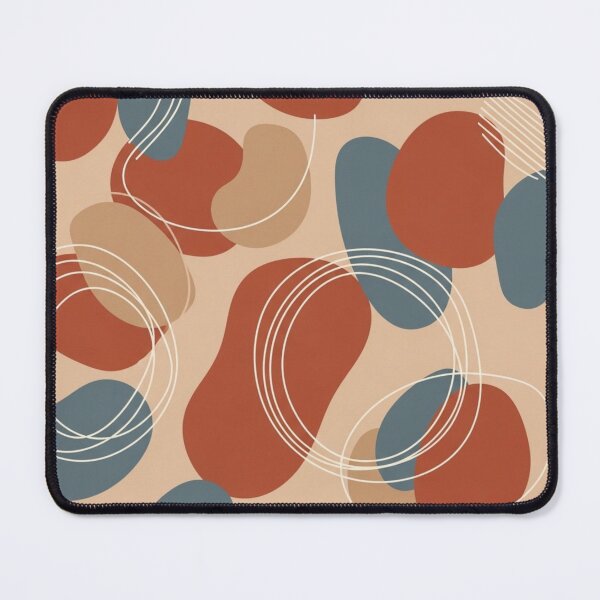 Item preview, Modern Abstract Terracotta Seamless Pattern – Minimalist Organic Shapes Aesthetic designed and sold by itsTinaColman.