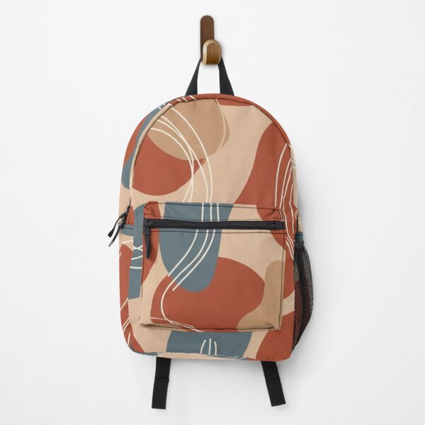 Item preview, Modern Abstract Terracotta Seamless Pattern – Minimalist Organic Shapes Aesthetic designed and sold by itsTinaColman.