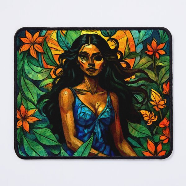 Item preview, Iara Brazilian Enchantress – Surreal Aquatic Fantasy Art #12 designed and sold by Helios Be. Lavsh.