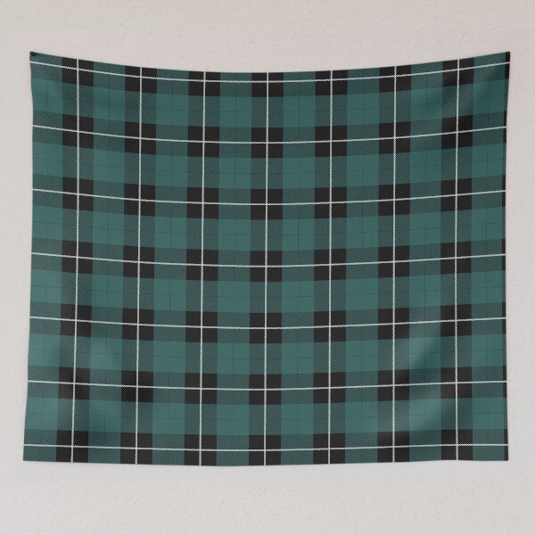 Item preview, Teal And Black Buffalo Plaid   designed and sold by pattern-archive.