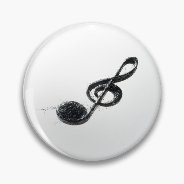 Item preview, Artistic Black Treble Clef Musical Symbol with Water Splashes designed and sold by Niageadon.