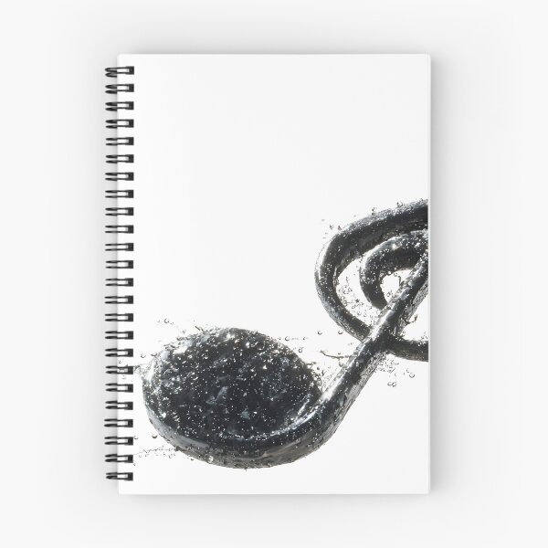 Item preview, Artistic Black Treble Clef Musical Symbol with Water Splashes designed and sold by Niageadon.