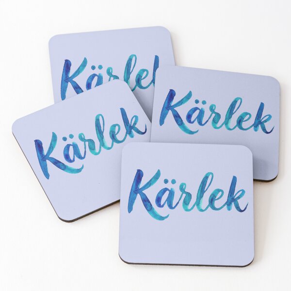 Item preview, Kärlek in Watercolour (Love in Swedish) designed and sold by CalmnessbyChoice.