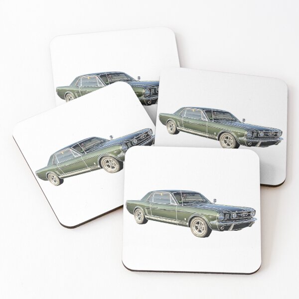 Item preview, Green Mustang Overlay Art designed and sold by LeonaLines.