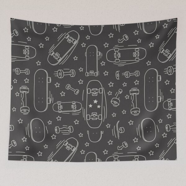 Item preview, Skateboards Pattern  designed and sold by Akali Design.