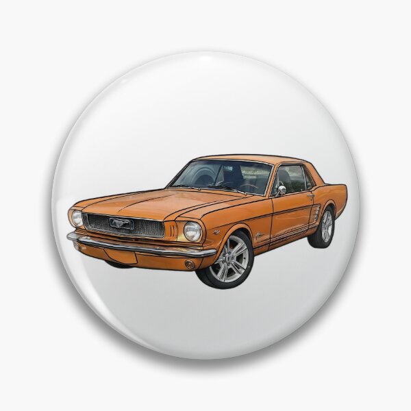 Item preview, Orange Mustang Overlay Art designed and sold by LeonaLines.