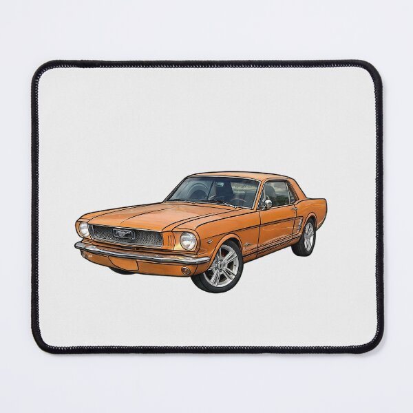 Item preview, Orange Mustang Overlay Art designed and sold by LeonaLines.