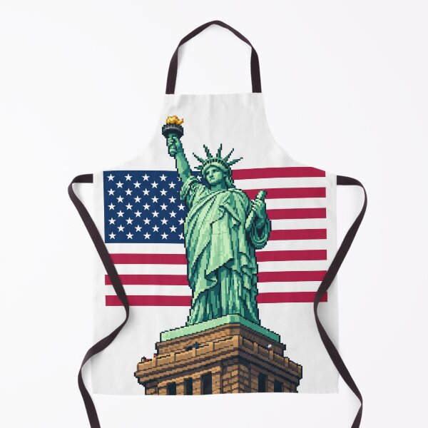 Item preview, Freedom in retro pixels liberty artwork 2d illustration designed and sold by sabartgunpla.