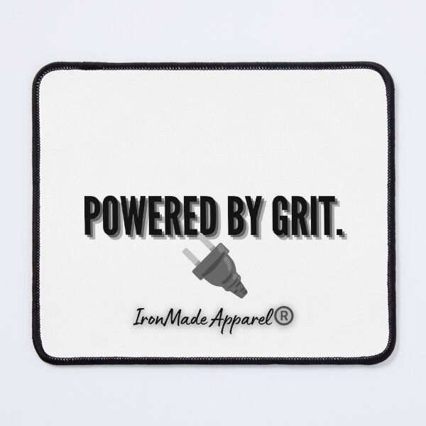 Item preview, Powered By Grit Electrician T-Shirt – Hardworking Tradesman Pride Tee designed and sold by IronMade Apparel.