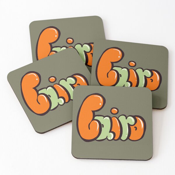 Item preview, Cairo name in orange graffiti calligraphy Top 10 best personalised gifts for boys designed and sold by Artonmytee.