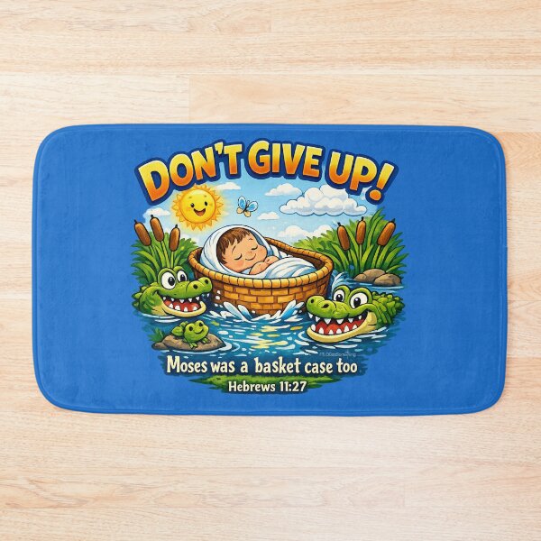 Item preview, Don’t give up - Moses was a basket case too designed and sold by FTLOG.