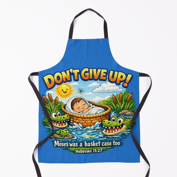 Item preview, Don’t give up - Moses was a basket case too designed and sold by FTLOG.