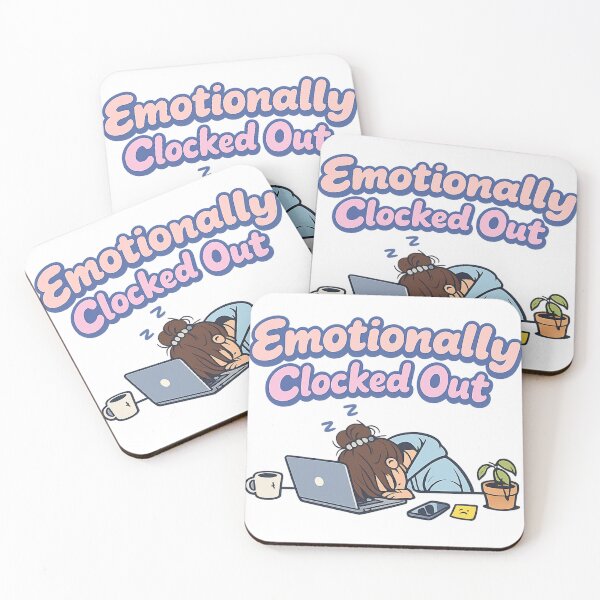 Item preview, Emotionally Clocked Out Shirt – Funny Corporate Burnout Office Humor Tee designed and sold by GaliciaCity.