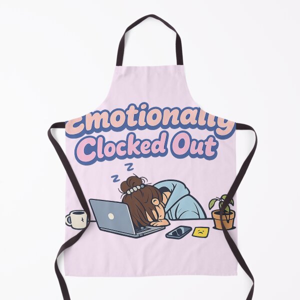 Item preview, Emotionally Clocked Out Shirt – Funny Corporate Burnout Office Humor Tee designed and sold by GaliciaCity.