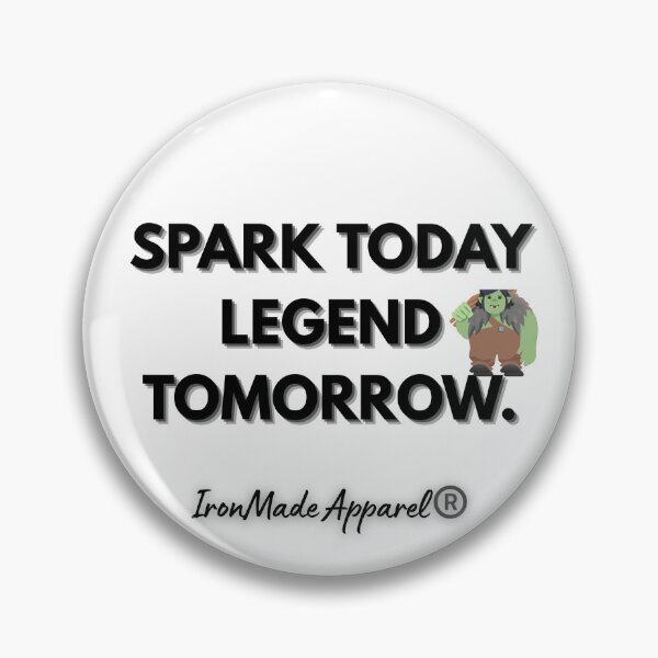 Item preview, Spark Today. Legend Tomorrow. Electrician T-Shirt – Motivational Electrical Lineman Pride Shirt designed and sold by IronMade Apparel.