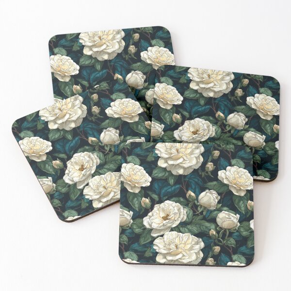 Item preview, Fresh Gardenias Floral  - Birth Flower Pattern  - Christmas Gifts For Wife designed and sold by RoyalStarsPatts.