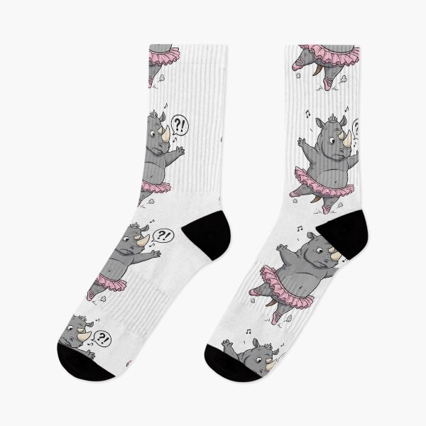 Item preview, Cute Rhino Ballerina Tutu Dancing designed and sold by wonyqp.