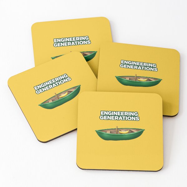 Item preview, Next Gen Engineers – Bold Green Banana Boat Design designed and sold by annenambiro.
