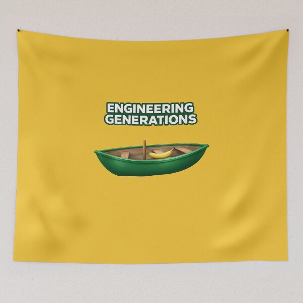 Item preview, Next Gen Engineers – Bold Green Banana Boat Design designed and sold by annenambiro.