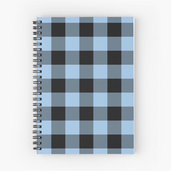 Item preview, Black And Baby Blue Gingham Pattern designed and sold by pattern-archive.