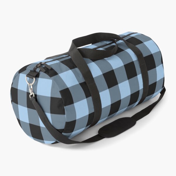 Item preview, Black And Baby Blue Gingham Pattern designed and sold by pattern-archive.