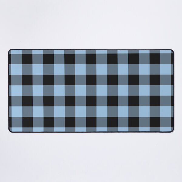 Item preview, Black And Baby Blue Gingham Pattern designed and sold by pattern-archive.