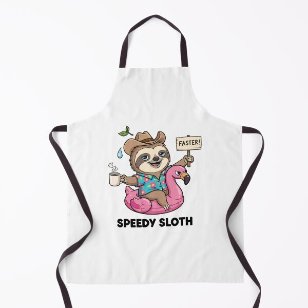 Item preview, Funny Sloth Cowboy Flamingo Float Faster designed and sold by wonyqp.
