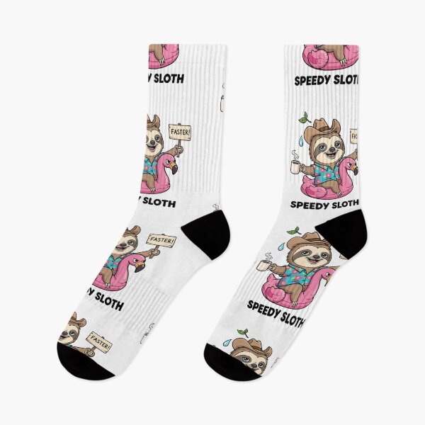 Item preview, Funny Sloth Cowboy Flamingo Float Faster designed and sold by wonyqp.