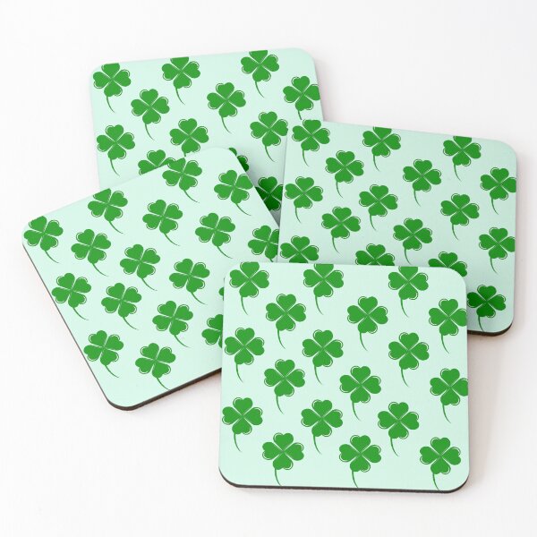 Item preview, Lucky Clover Pattern – Minimal Green Good Luck Decor Gift designed and sold by katerin17.