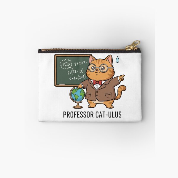 Item preview, Professor Cat-ulus Funny Math Teacher Cat designed and sold by wonyqp.