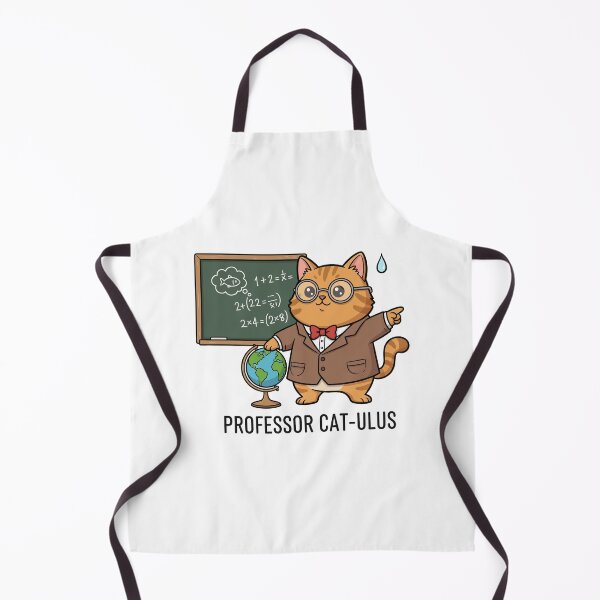 Item preview, Professor Cat-ulus Funny Math Teacher Cat designed and sold by wonyqp.