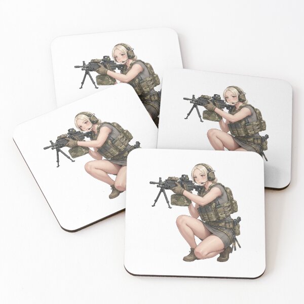 Item preview, Machine Gun Girl designed and sold by RAWLIFEGRAPHIC.