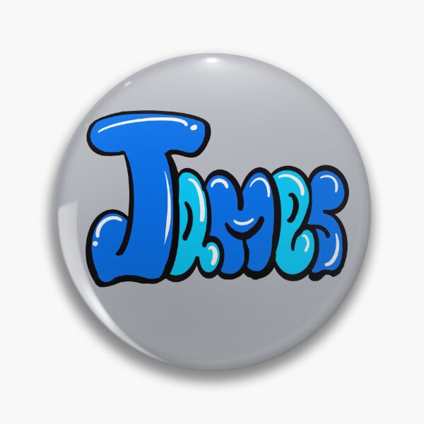 Item preview, James Popular boys name in blue Top 10 best personalized gifts designed and sold by Artonmytee.
