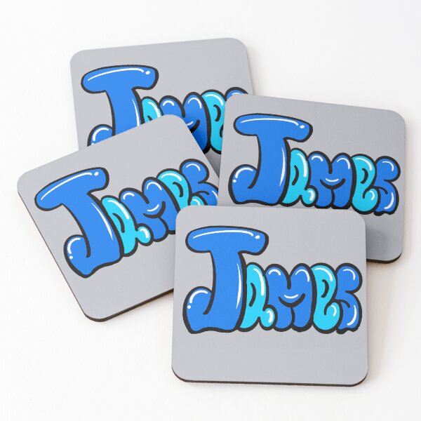Item preview, James Popular boys name in blue Top 10 best personalized gifts designed and sold by Artonmytee.