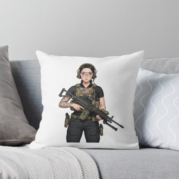 Item preview, Machine Gun Girl designed and sold by RAWLIFEGRAPHIC.