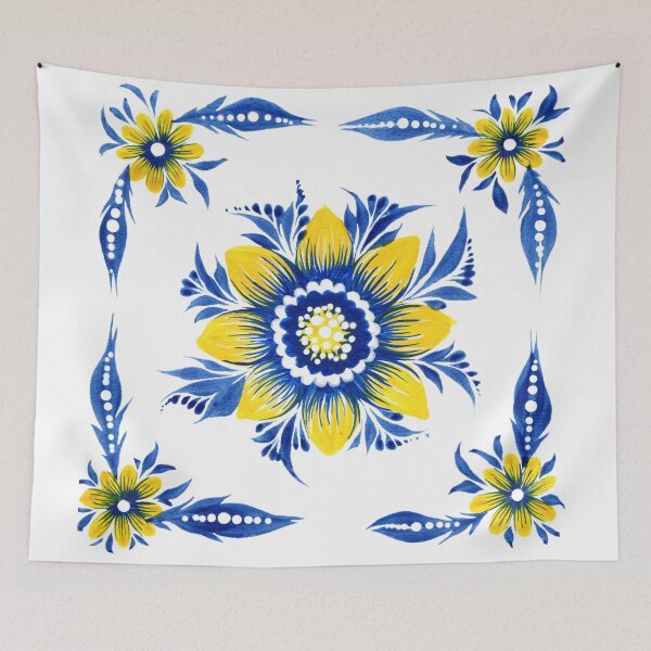 Item preview, Ukrainian art Petrykivka art Ukrainian flower  designed and sold by Sunflower-7.