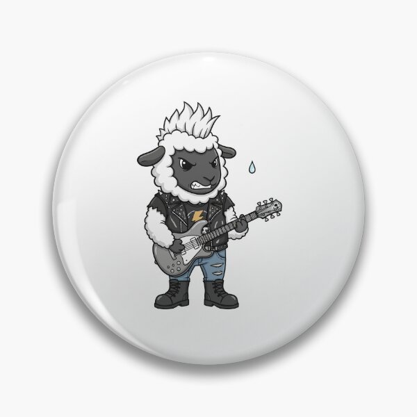 Item preview, Heavy Metal Sheep Rocker Guitarist designed and sold by wonyqp.