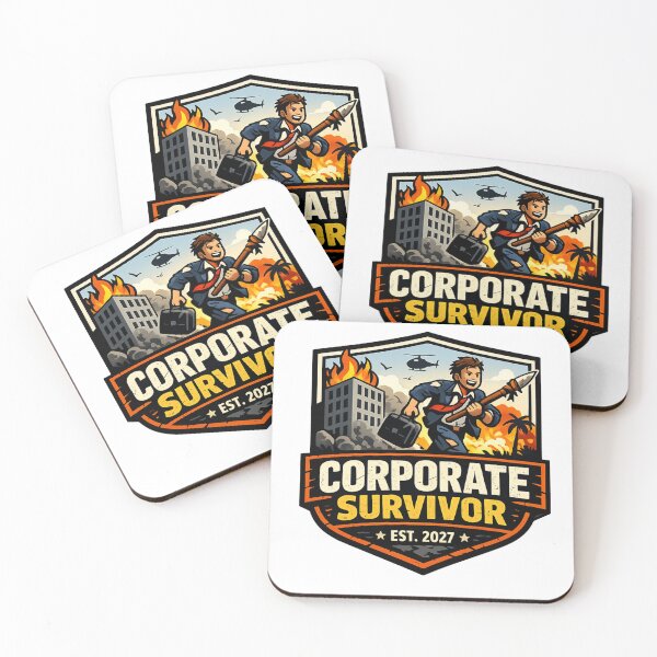 Item preview, Corporate Survivor Shirt – Funny Office Warrior Humor Tee designed and sold by GaliciaCity.