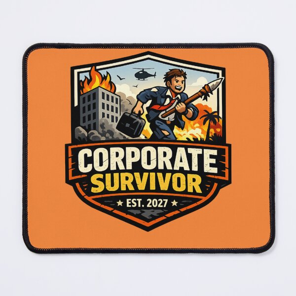Item preview, Corporate Survivor Shirt – Funny Office Warrior Humor Tee designed and sold by GaliciaCity.