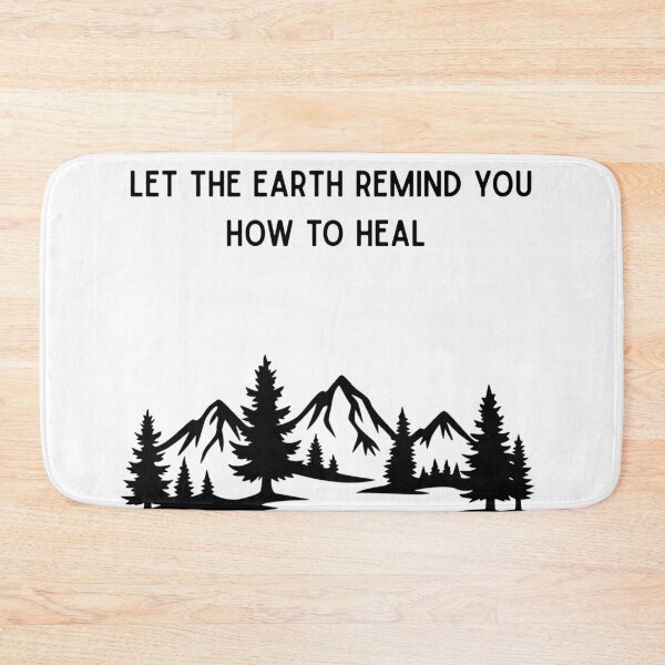 Item preview, Let the Earth Remind You How to Heal - Nature Landscape Illustration  designed and sold by Mastalina99.