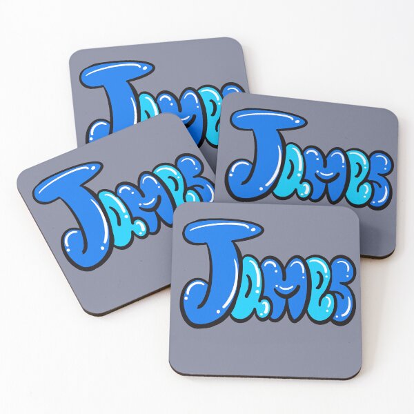 Item preview, James name in blue Top 10 best personalized gifts boys named  James designed and sold by Artonmytee.