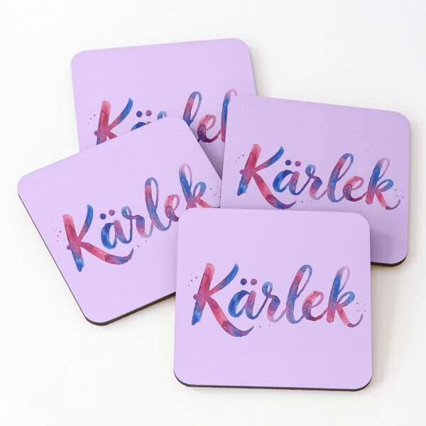 Item preview, Kärlek in Watercolour (Love in Swedish) designed and sold by CalmnessbyChoice.