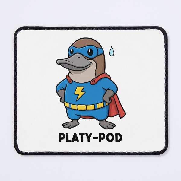 Item preview, Super Platypus - The Aquatic Avenger designed and sold by wonyqp.
