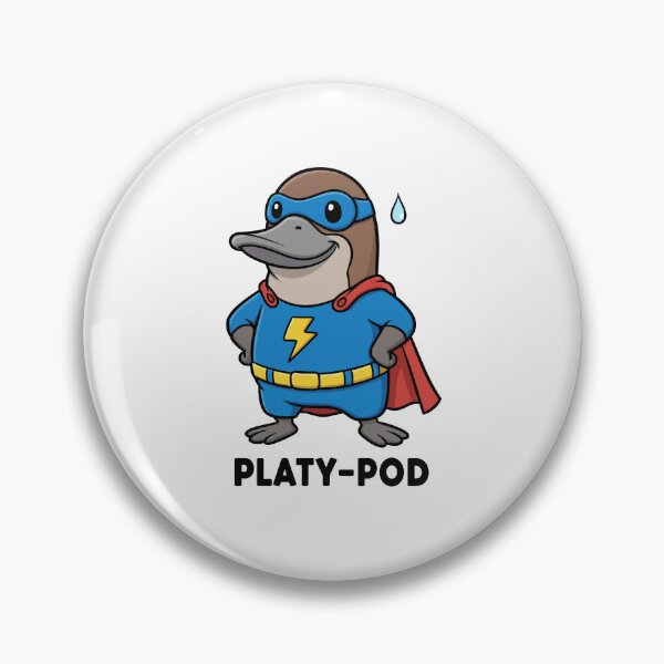 Item preview, Super Platypus - The Aquatic Avenger designed and sold by wonyqp.
