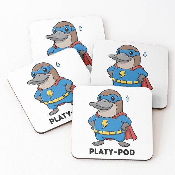 Item preview, Super Platypus - The Aquatic Avenger designed and sold by wonyqp.