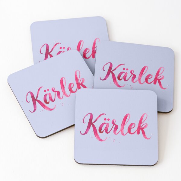Item preview, Kärlek in Watercolour (Love in Swedish) designed and sold by CalmnessbyChoice.